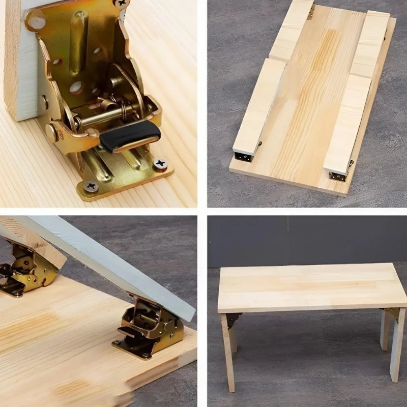 HingePro™ | Charnières pliantes à 90° autobloquantes