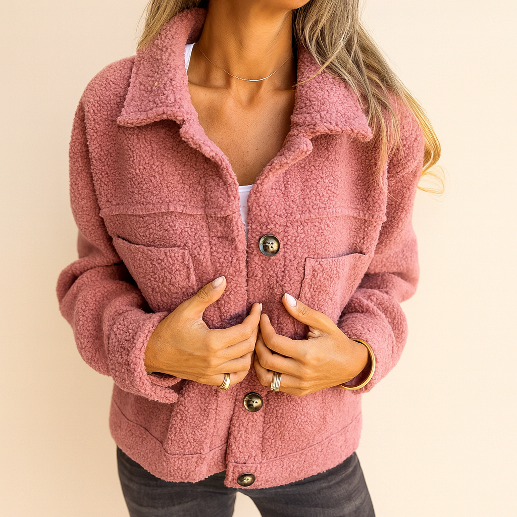 Veste courte à revers