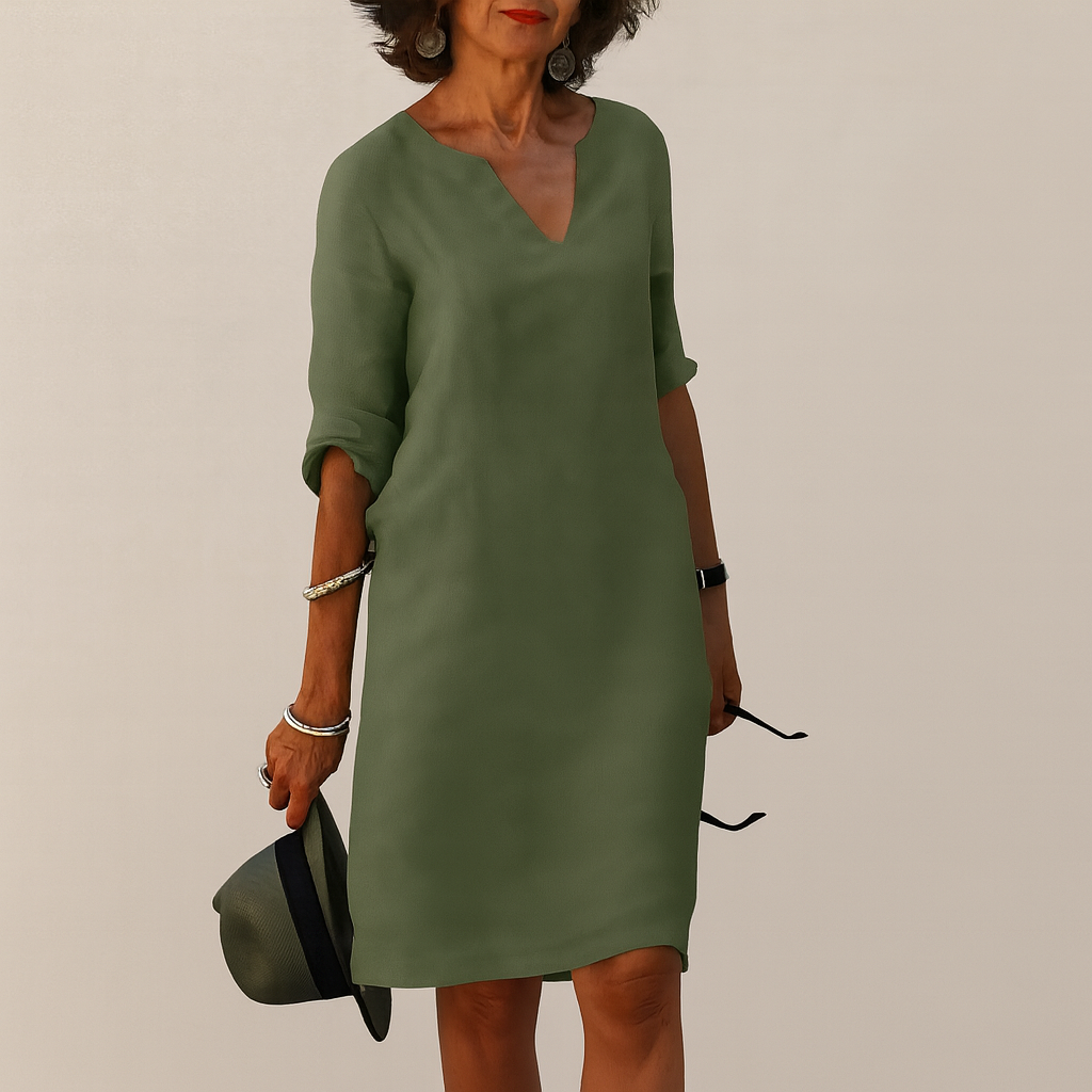 Robe fluide à l’élégance intemporelle