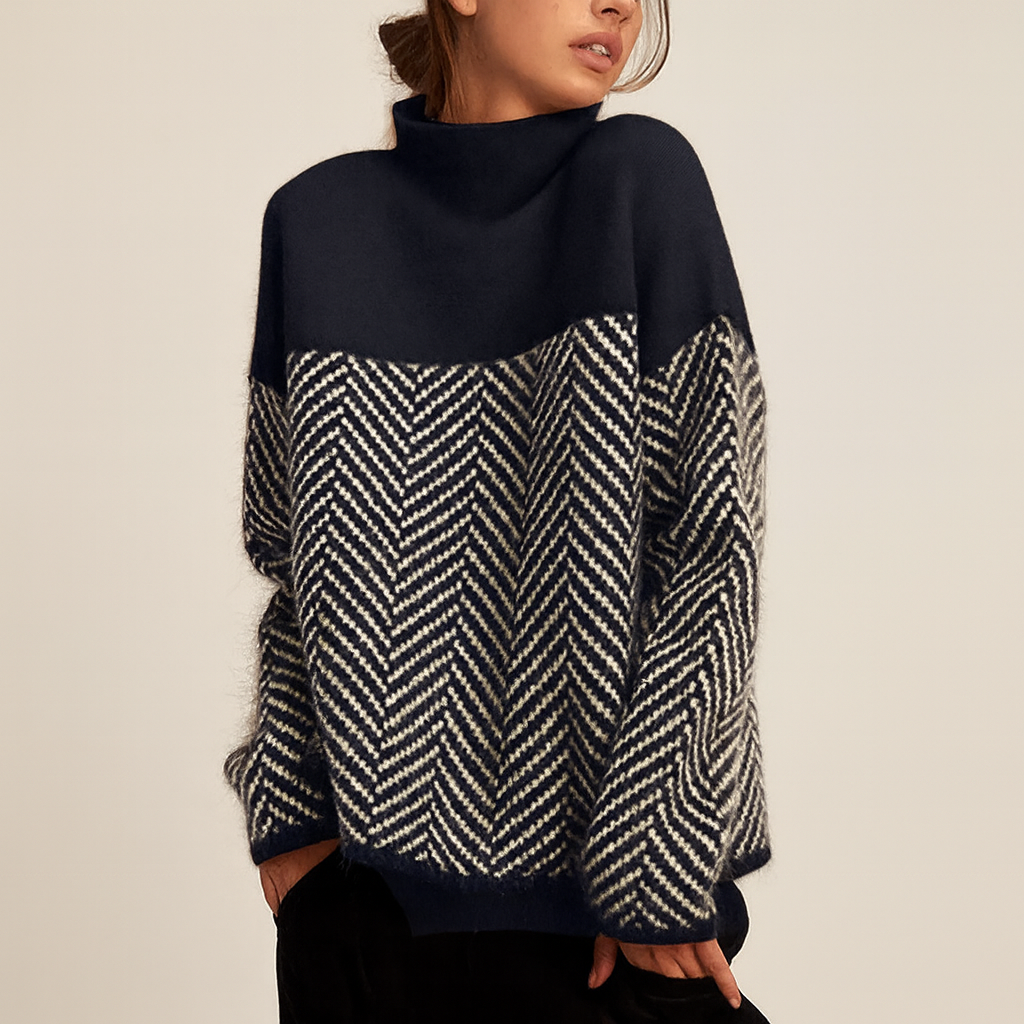 Premium turtleneck made from fine knit