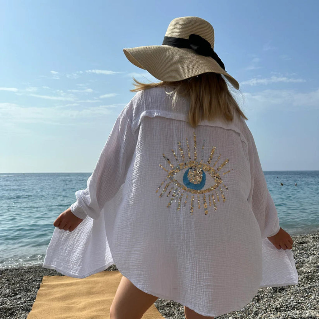 Anna - Chemise Horus Décontractée En Coton