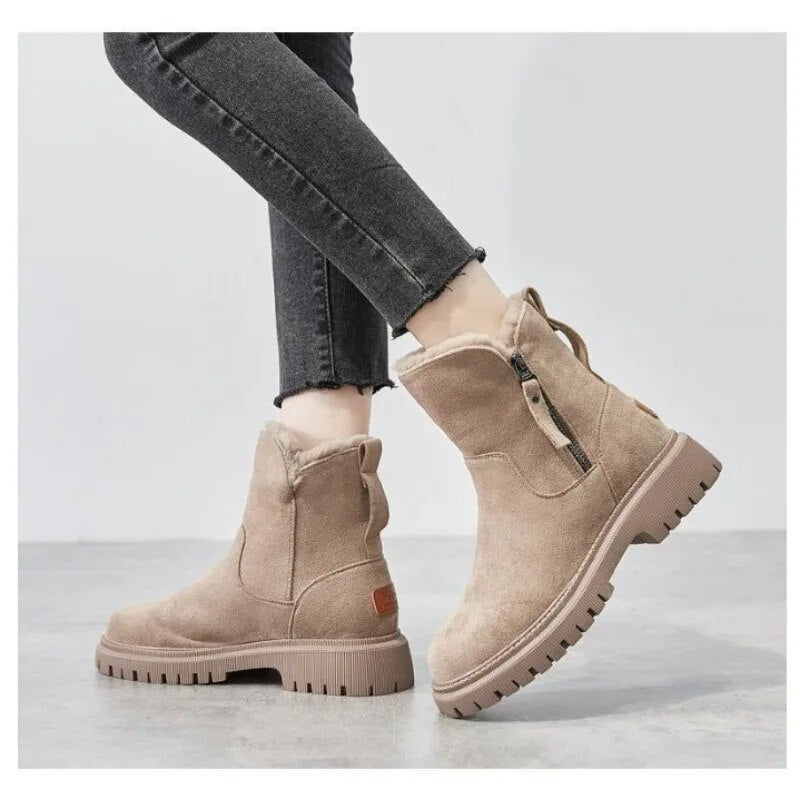 Bottes Gianna™ | Bottes en daim doublées de laine