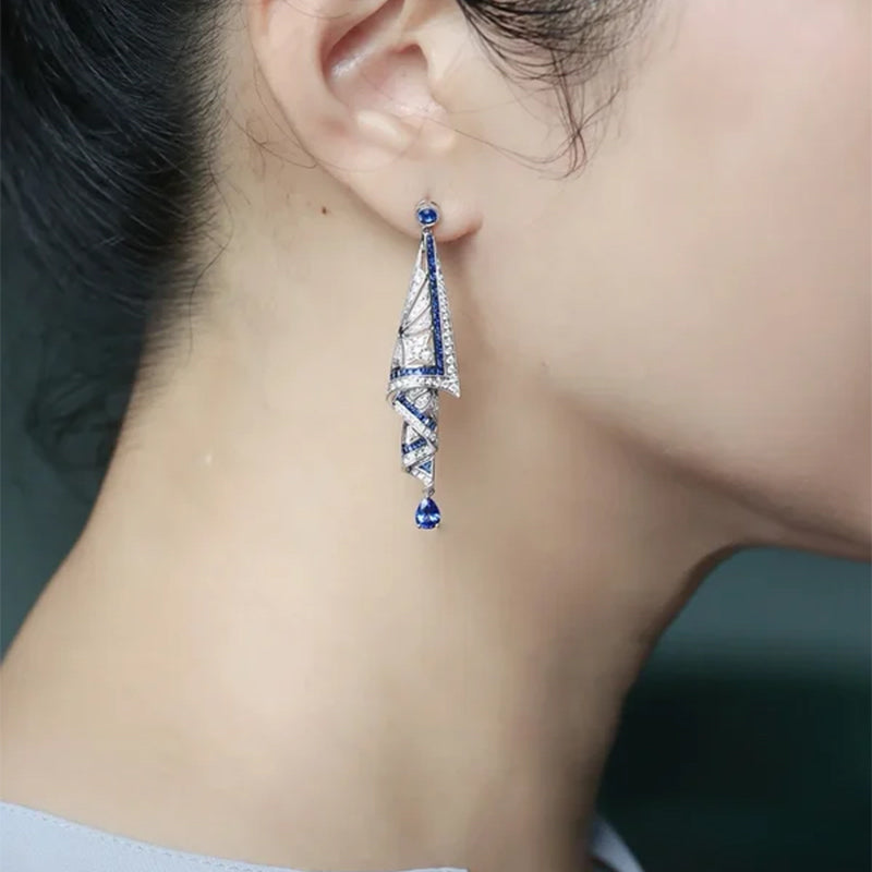 GemAura™ | Boucles d'oreilles Vintage en Argent