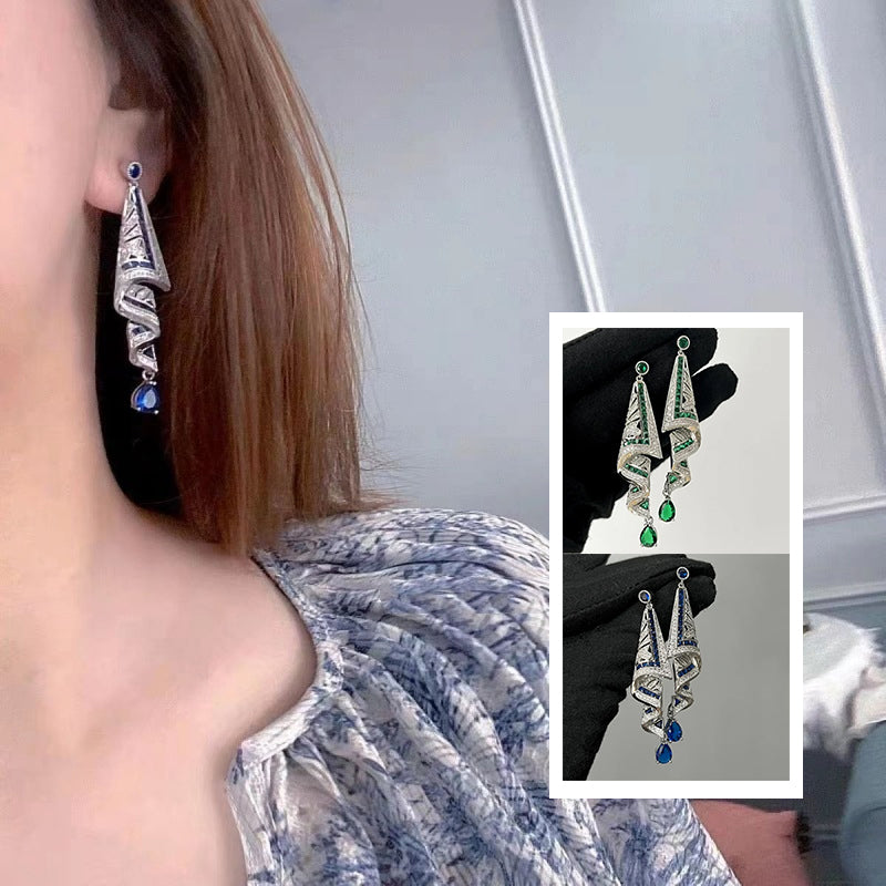 GemAura™ | Boucles d'oreilles Vintage en Argent