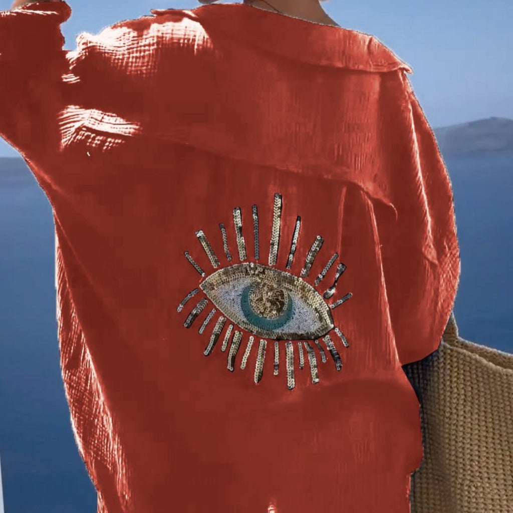 Anna - Chemise Horus Décontractée En Coton