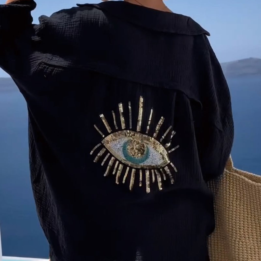 Anna - Chemise Horus Décontractée En Coton