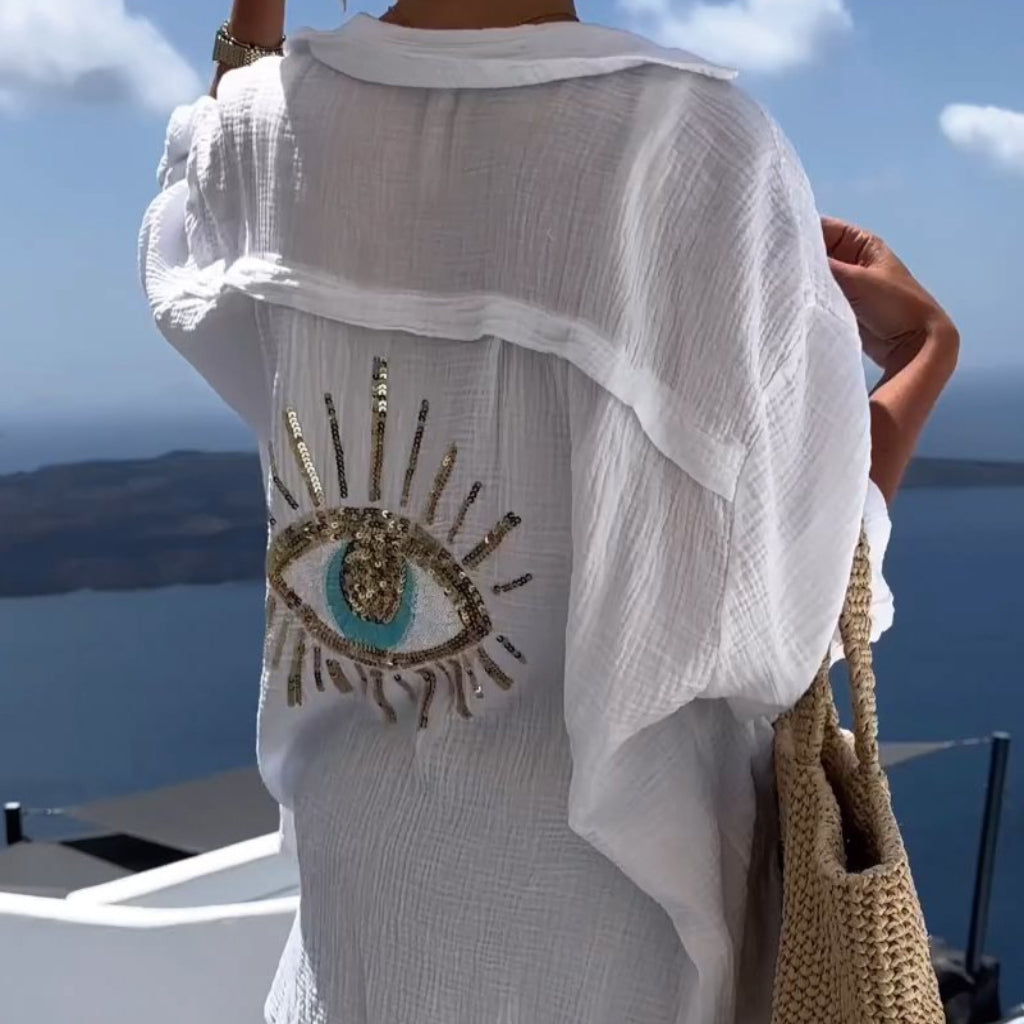 Anna - Chemise Horus Décontractée En Coton