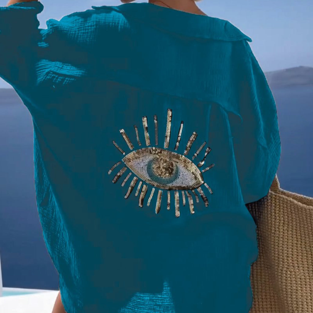 Anna - Chemise Horus Décontractée En Coton