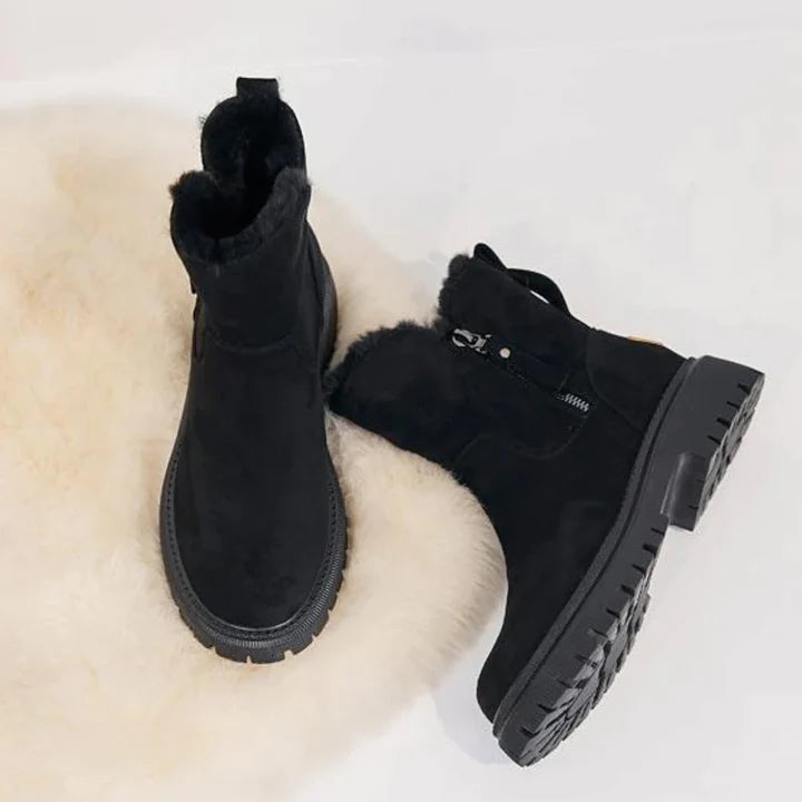 Bottes Gianna™ | Bottes en daim doublées de laine