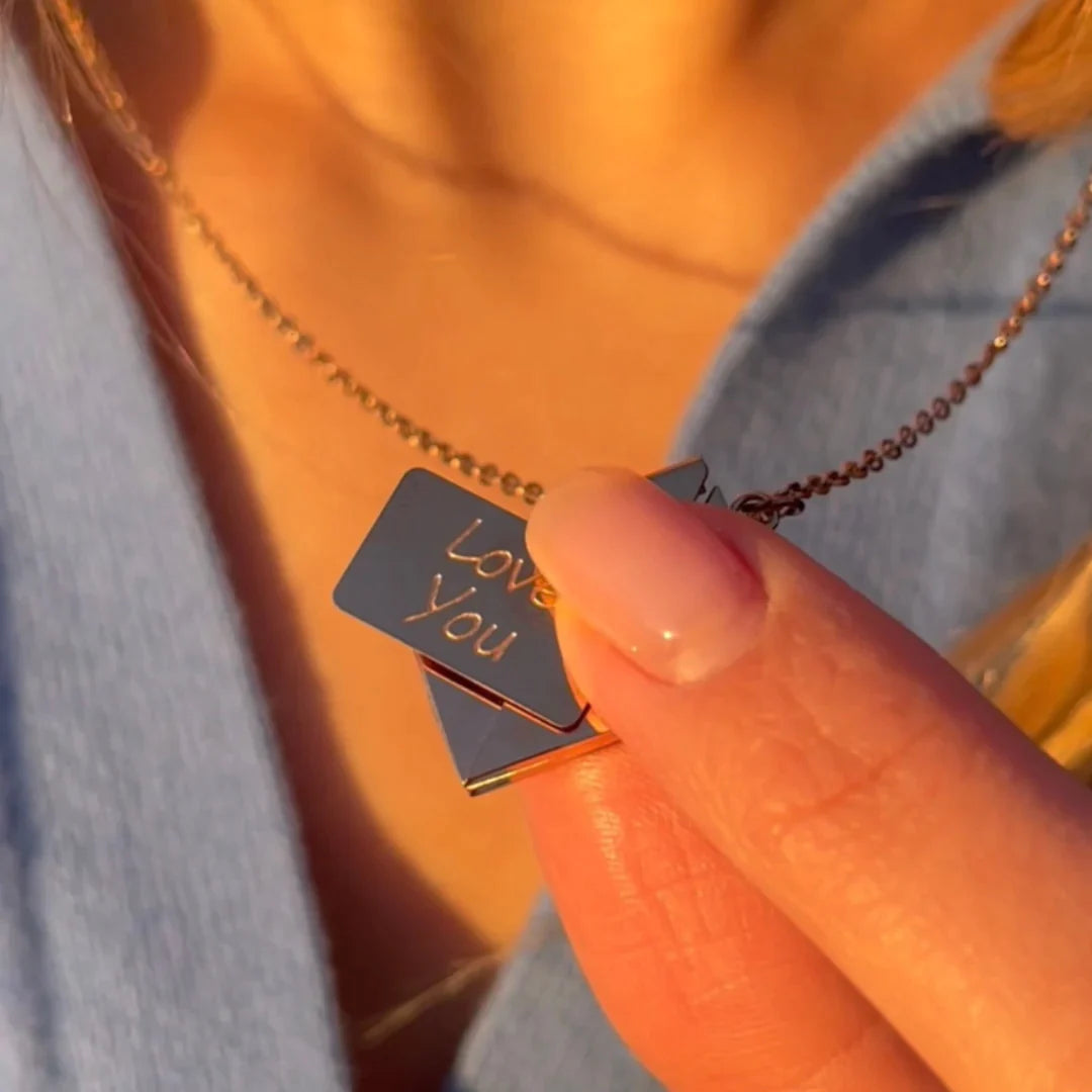 Ninalo™ - Collier avec lettre d'amour