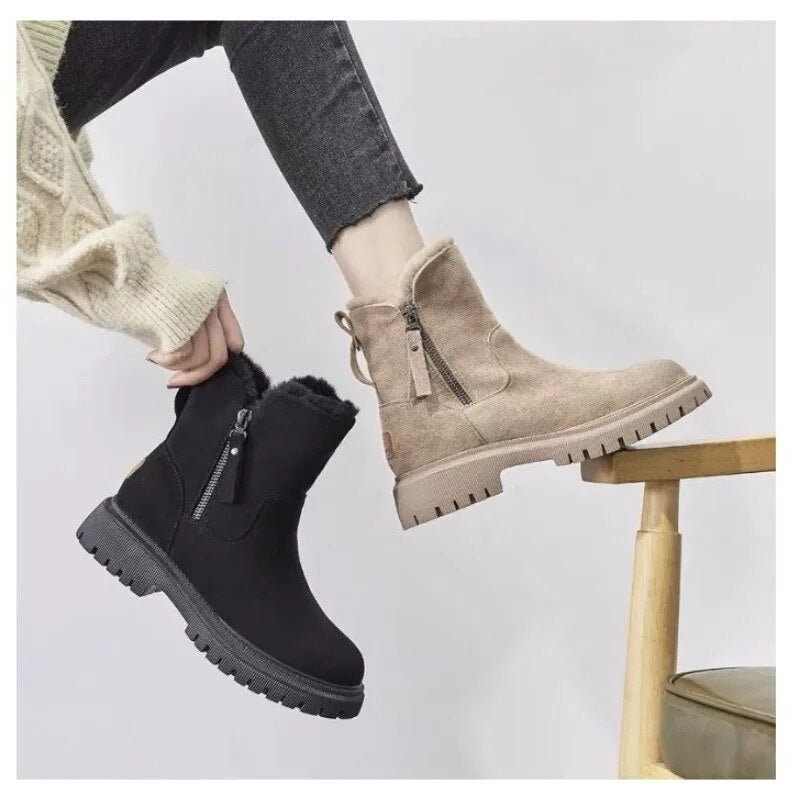 Bottes Gianna™ | Bottes en daim doublées de laine
