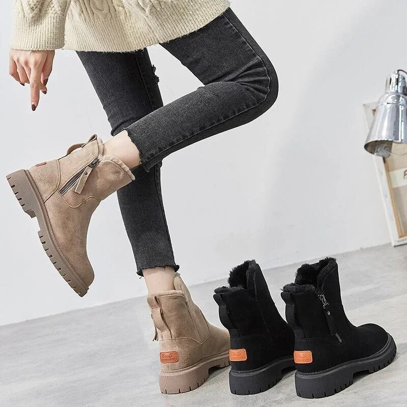 Bottes Gianna™ | Bottes en daim doublées de laine