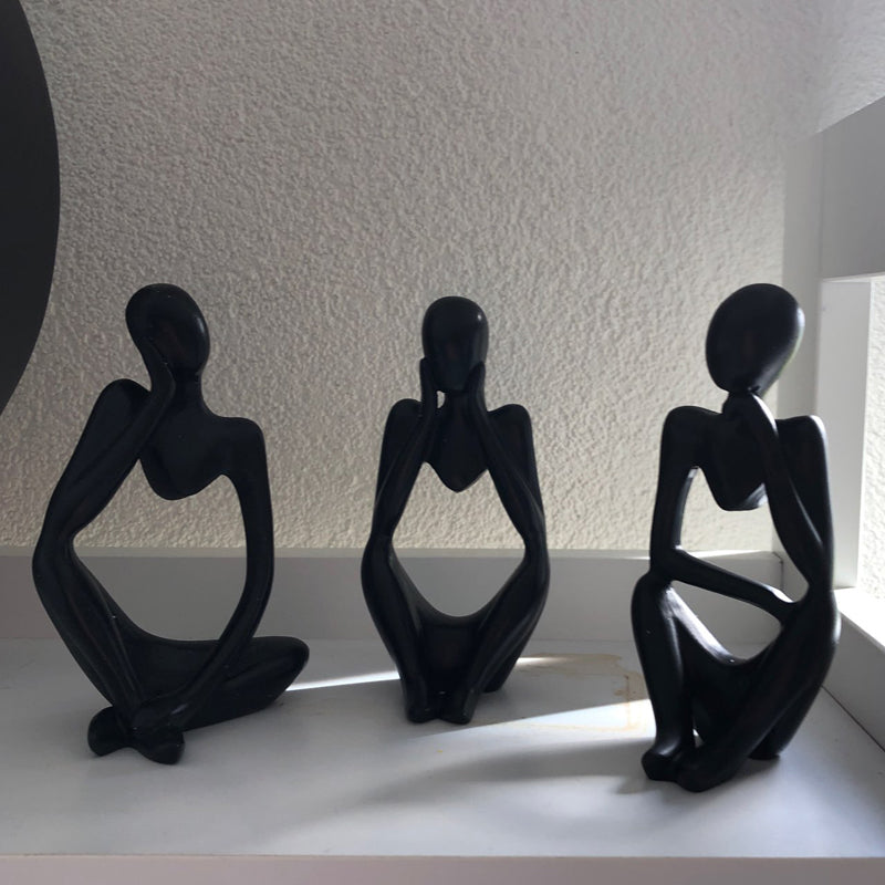 Mindful™ - Statue du penseur de l'art moderne