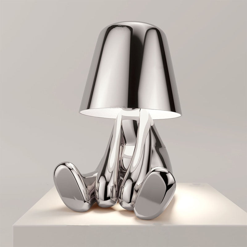 HarmonyGlo™ - Lampe Moderne Chromée