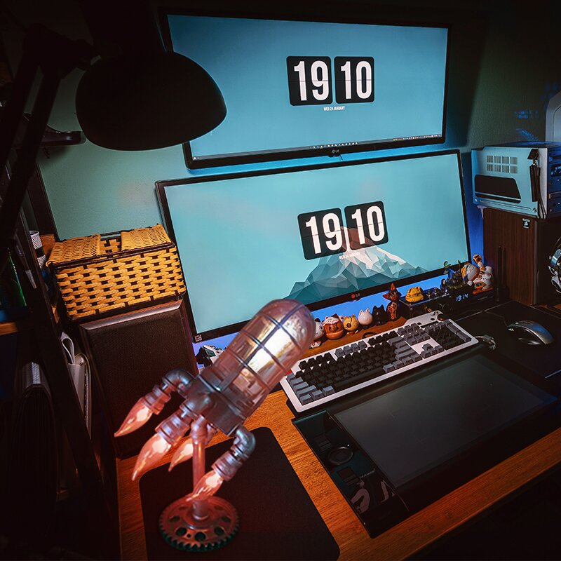 RocketLamp™ - Lampe Steam Punk Rocket